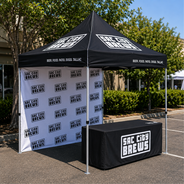 Custom Canopy Tent 10x10 with Optional Accessories