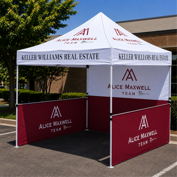 Custom Canopy Tent 10x10 with Optional Accessories