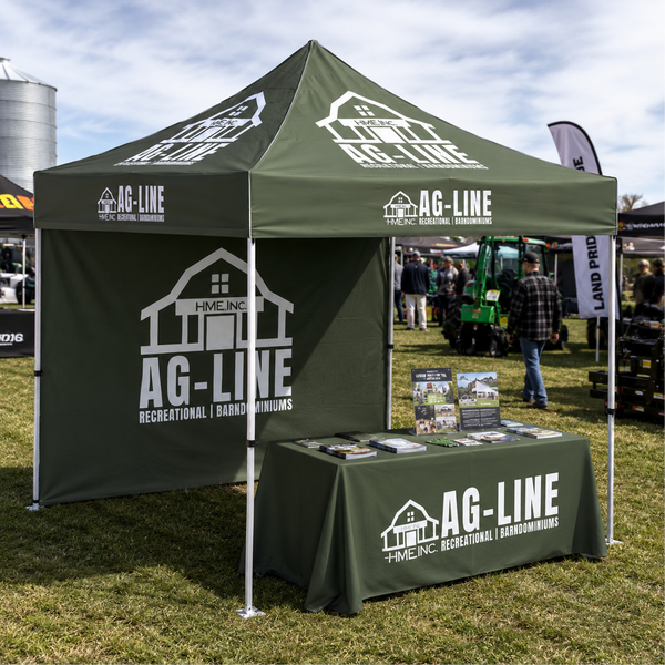 Custom Canopy Tent 10x10 with Optional Accessories