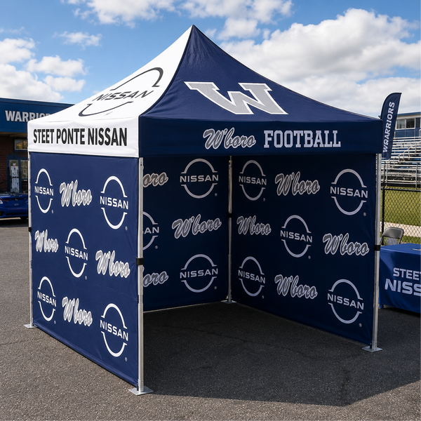 Custom Canopy Tent 10x10 with Optional Accessories