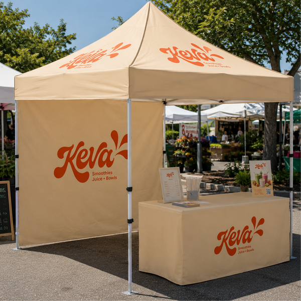 Custom Canopy Tent 10x10 with Optional Accessories