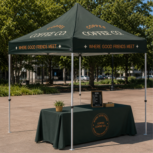 Custom Canopy Tent 10x10 with Optional Accessories