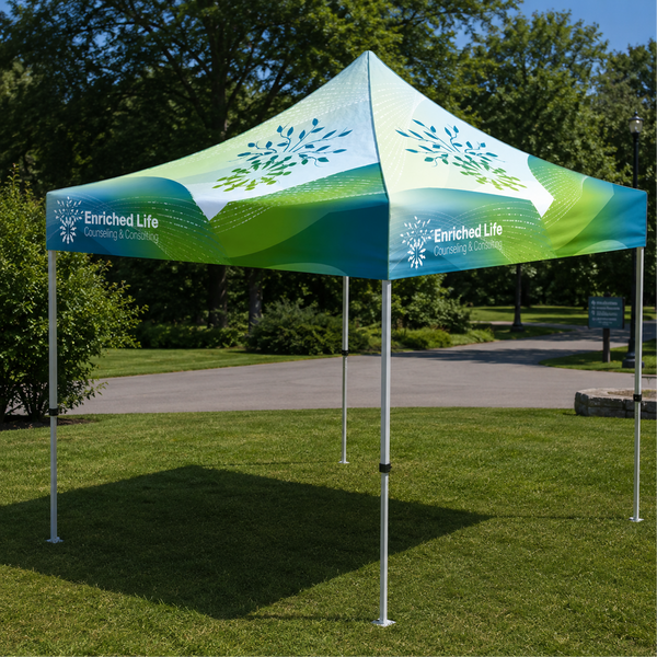 Custom Canopy Tent 10x10 with Optional Accessories