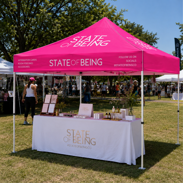 Custom Canopy Tent 10x10 with Optional Accessories