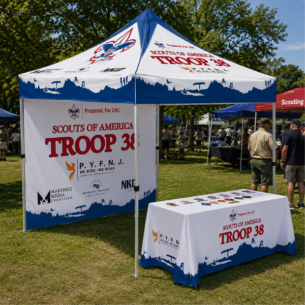 Custom Canopy Tent 10x10 with Optional Accessories