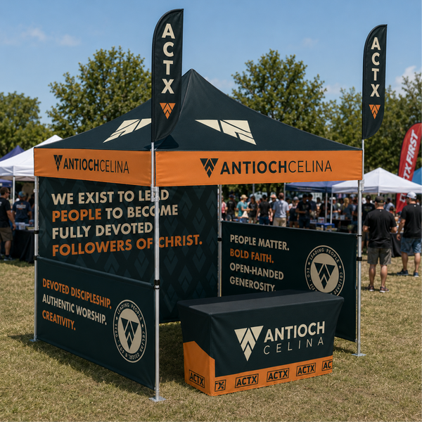 Custom Canopy Tent 10x10 with Optional Accessories