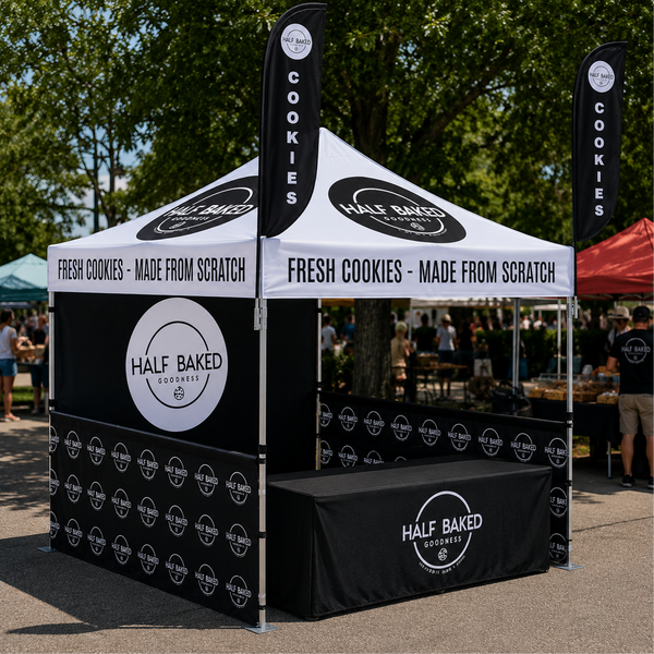 Custom Canopy Tent 10x10 with Optional Accessories