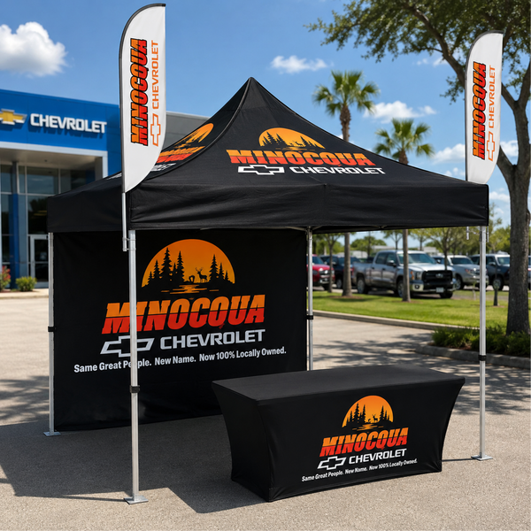 Custom Canopy Tent 10x10 with Optional Accessories