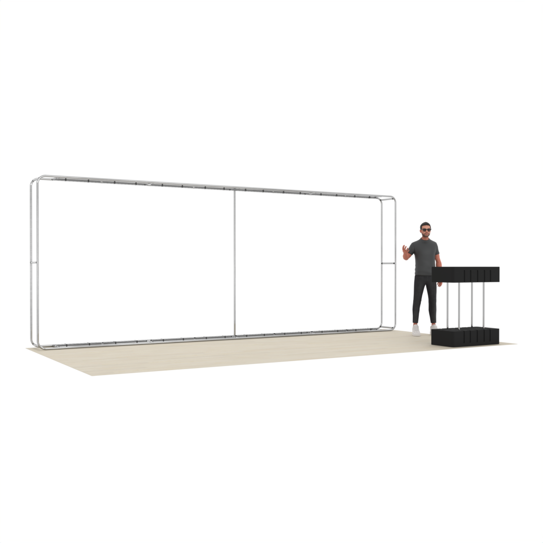 20ft LumiCube™ LED Backlit Booth