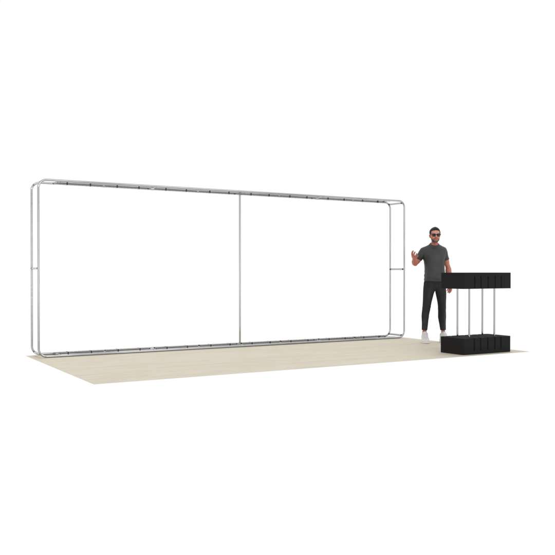 20ft LumiCube™ LED Backlit Booth - ExpoPrint