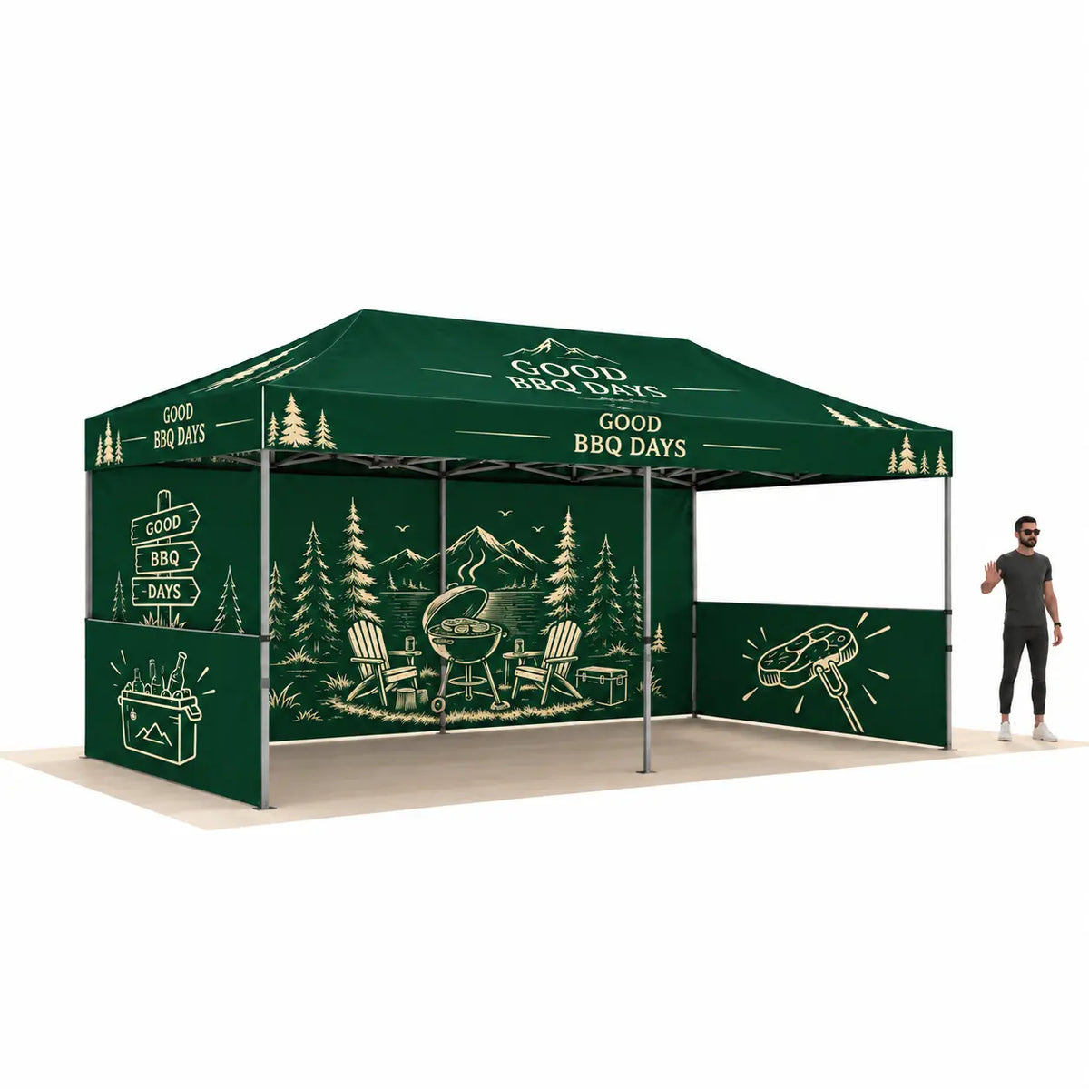 BBQ Food Tent 10x20