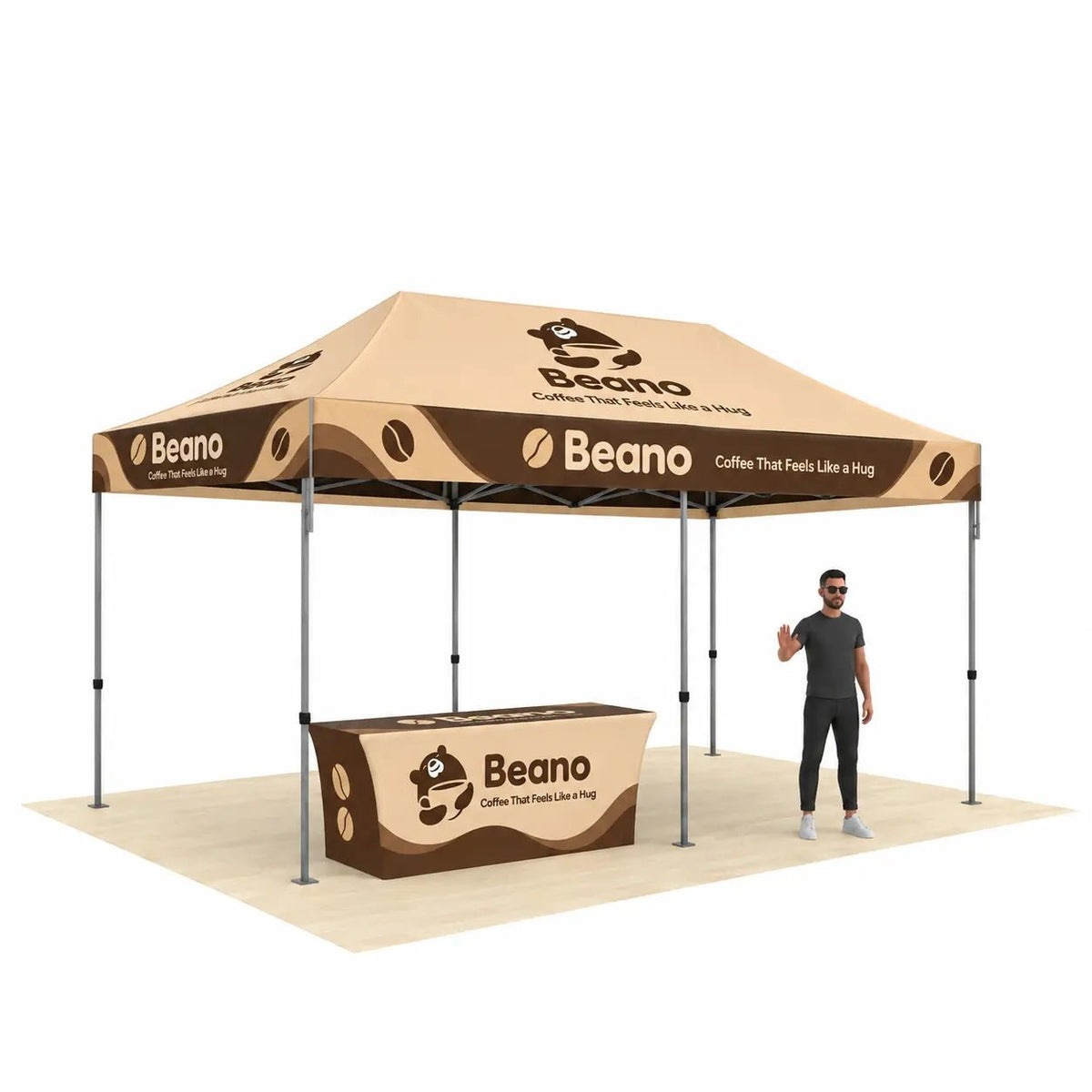Custom Coffee Tent 10x20