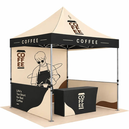 Custom Coffee Vendor Tent 10x10