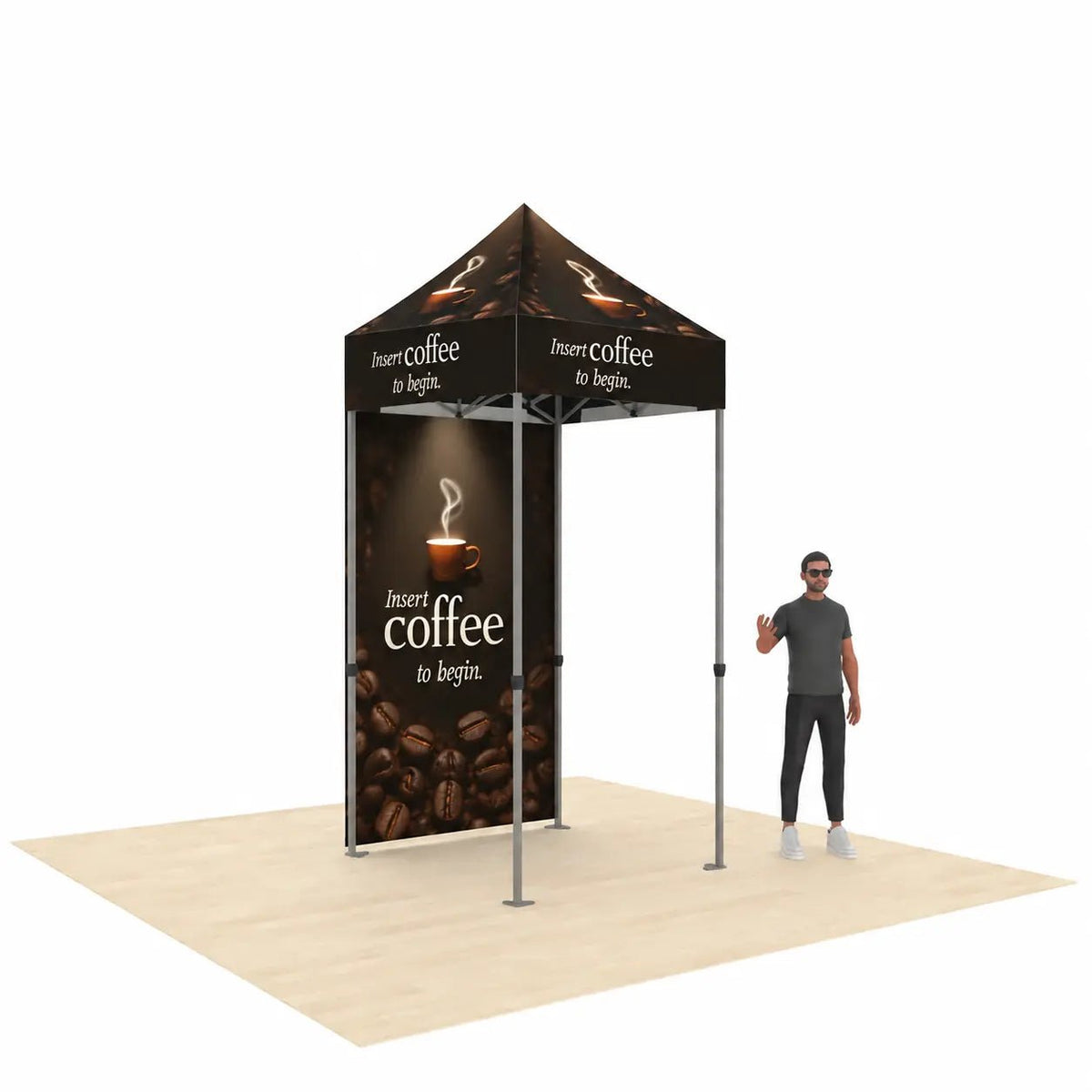 Custom Coffee Vendor Tent 5x5