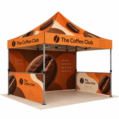 Custom Coffee Vendor Tent