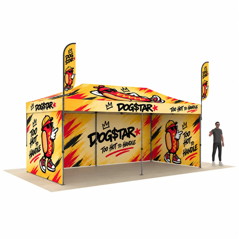 fast food tent 10x20
