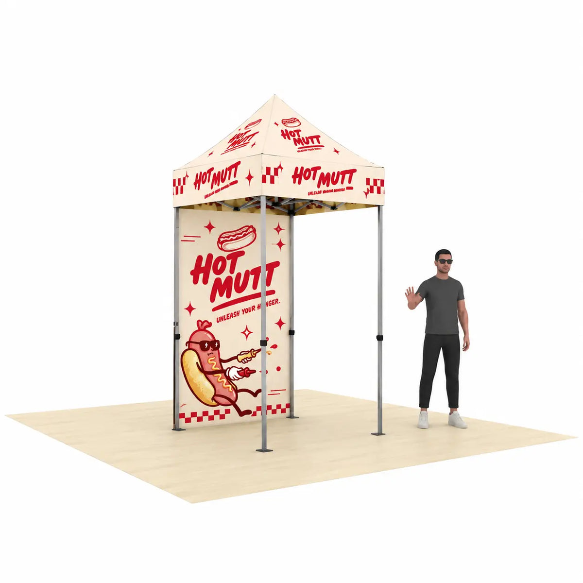 fast food tent 5x5