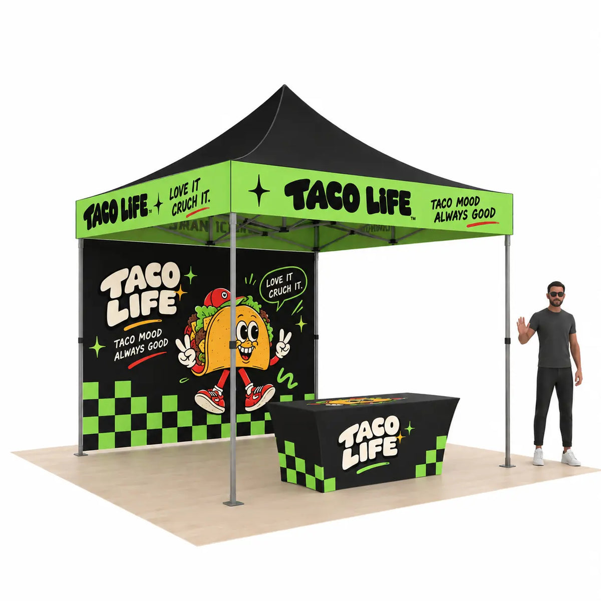Custom Food Vendor Tent 10x10