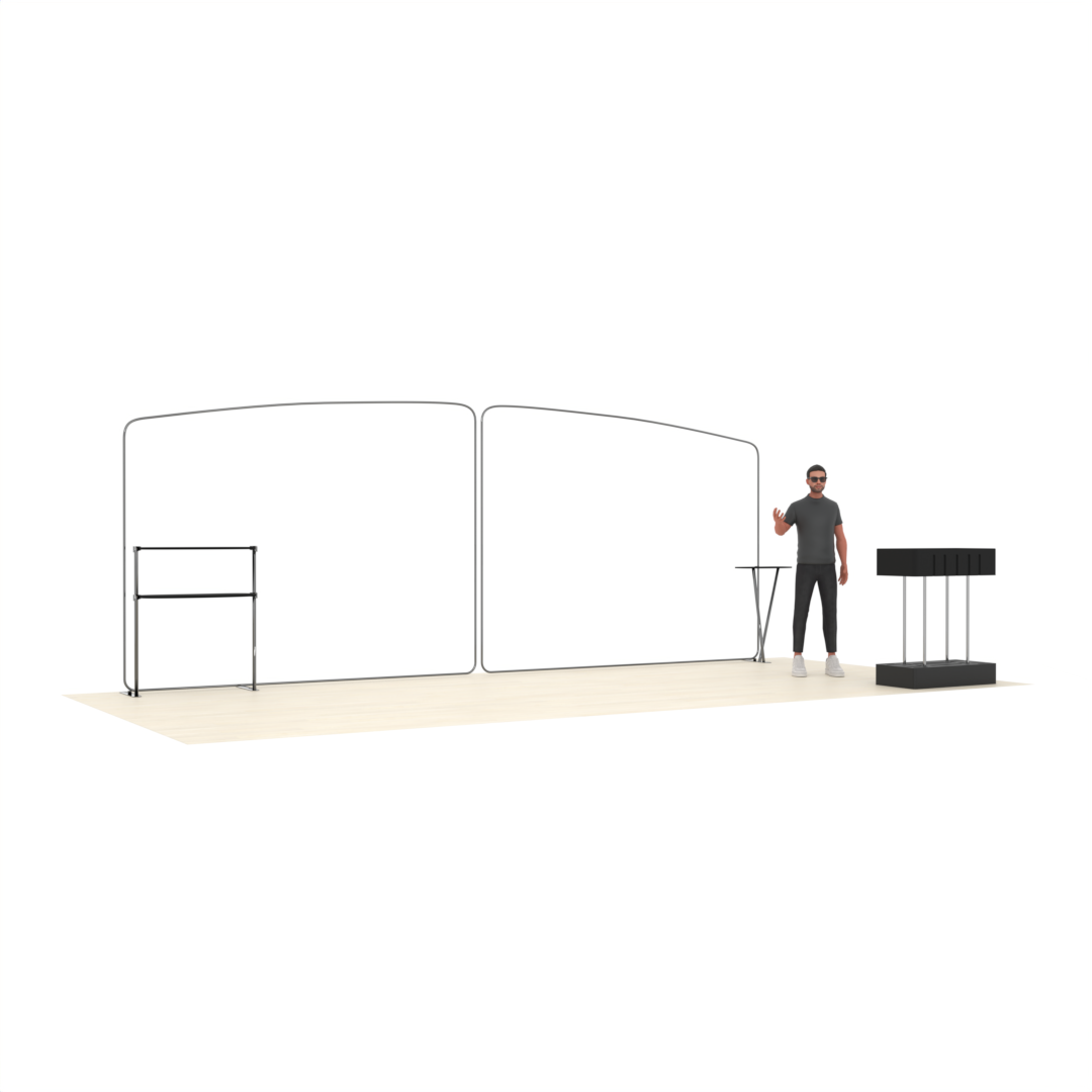 10 x 20ft Portable Exhibition Stand Display Booth F