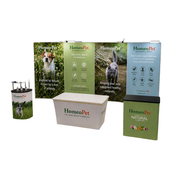 8ft Straight Tension Fabric Trade Show Display – TensionMax™