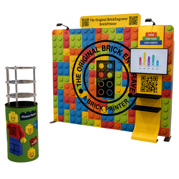 8ft Straight Tension Fabric Trade Show Display – TensionMax™