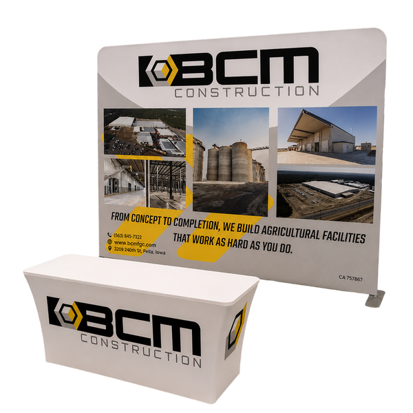 20ft Straight Tension Fabric Trade Show Display – TensionMax™