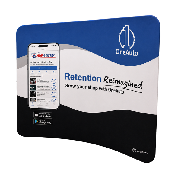 8ft Straight Tension Fabric Trade Show Display – TensionMax™