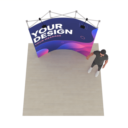 8ft QuickPop Curved - ExpoPrint