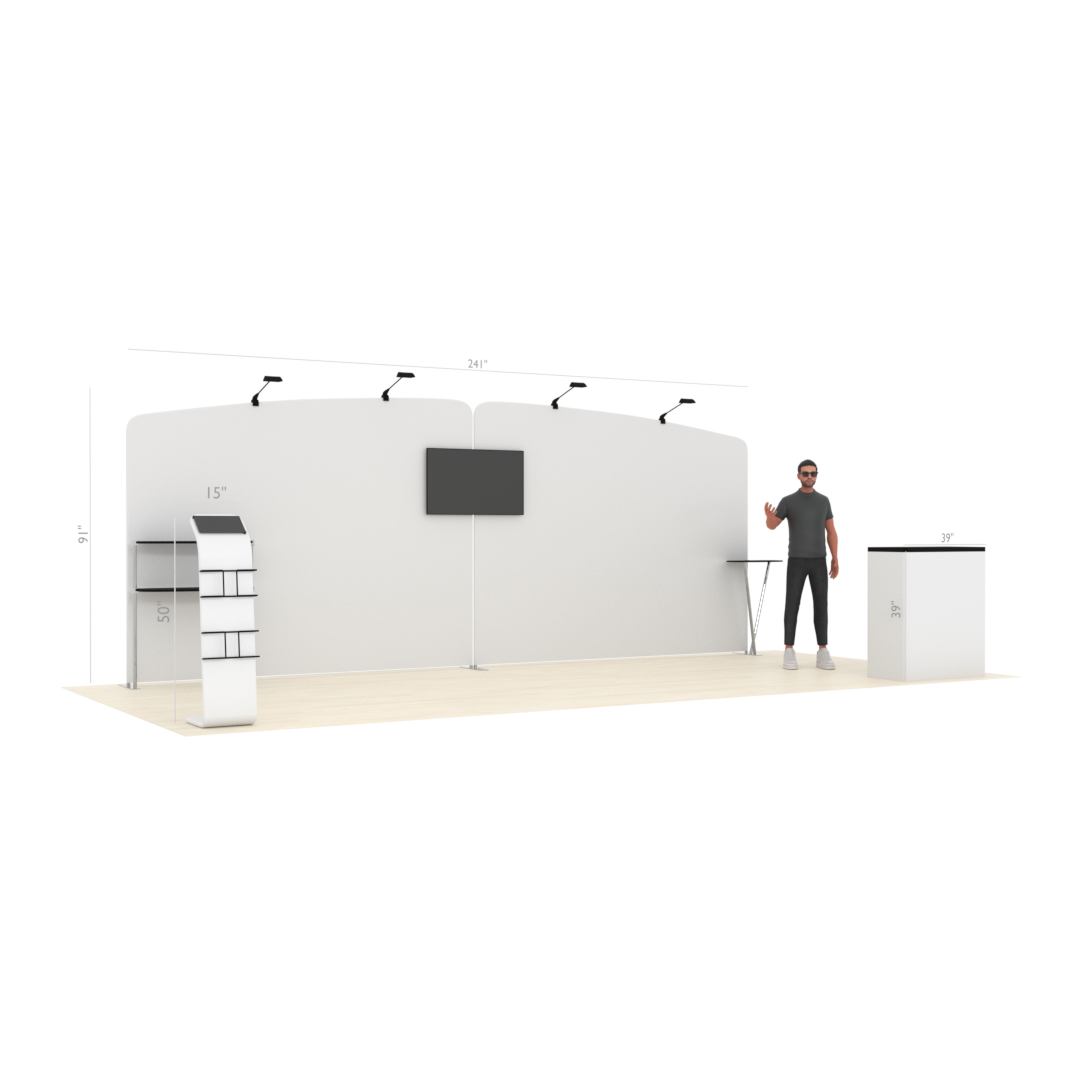 10 x 20ft Portable Exhibition Stand Display Booth F